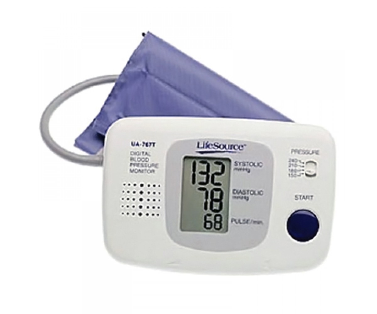 Talking Auto Inflation Blood Pressure Adult Cuff