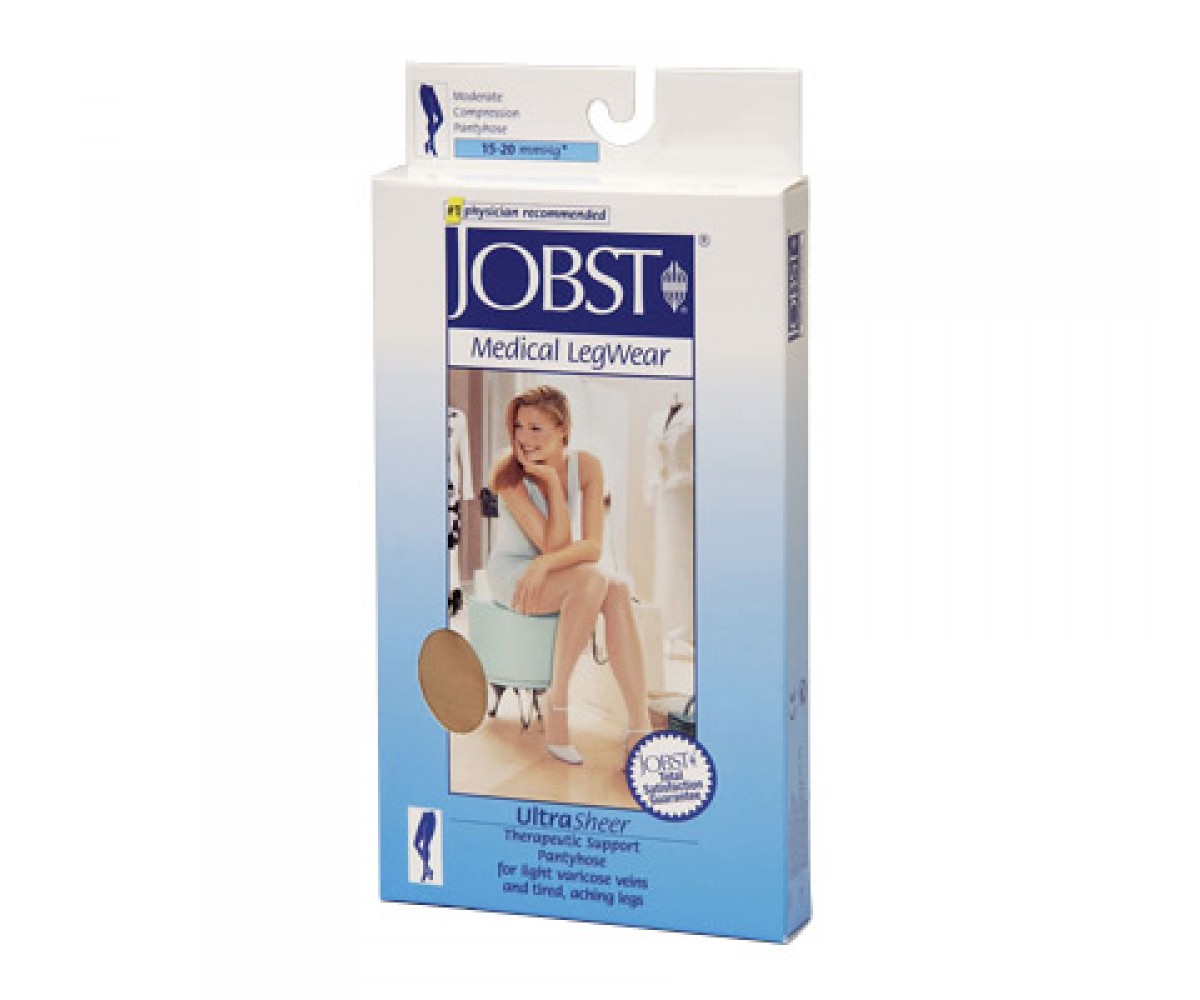 Jobst Ultrasheer Pantyhose 15 20 mmHg Moderate Support Natural