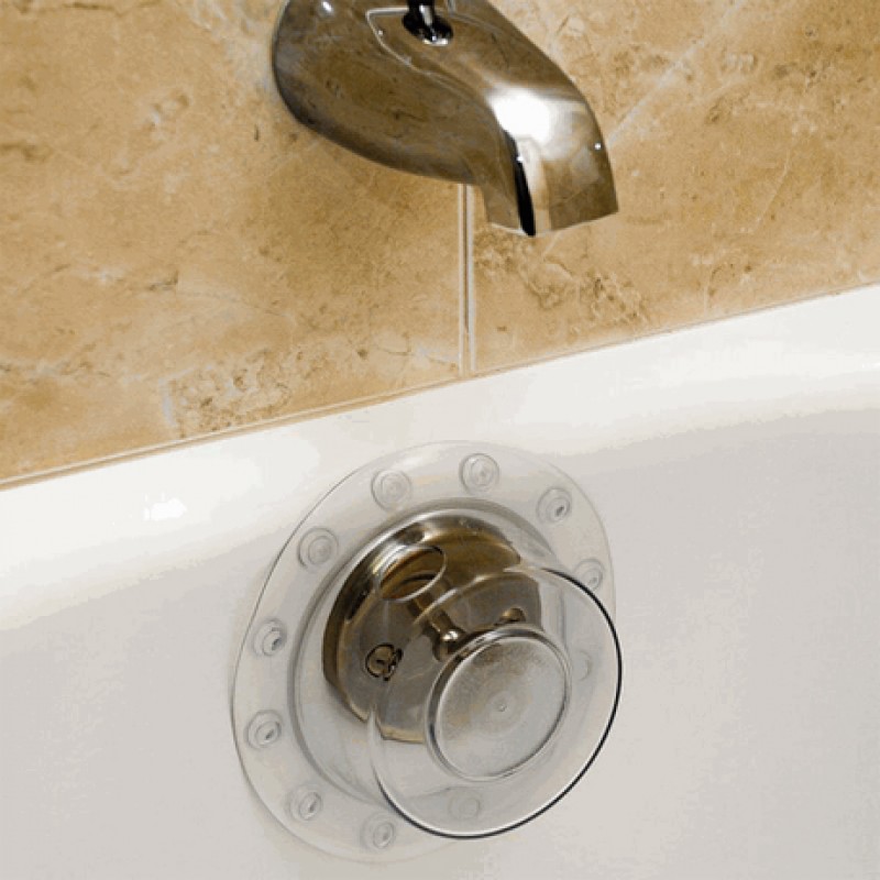 deep water bath - bottomless bath overflow drain cover