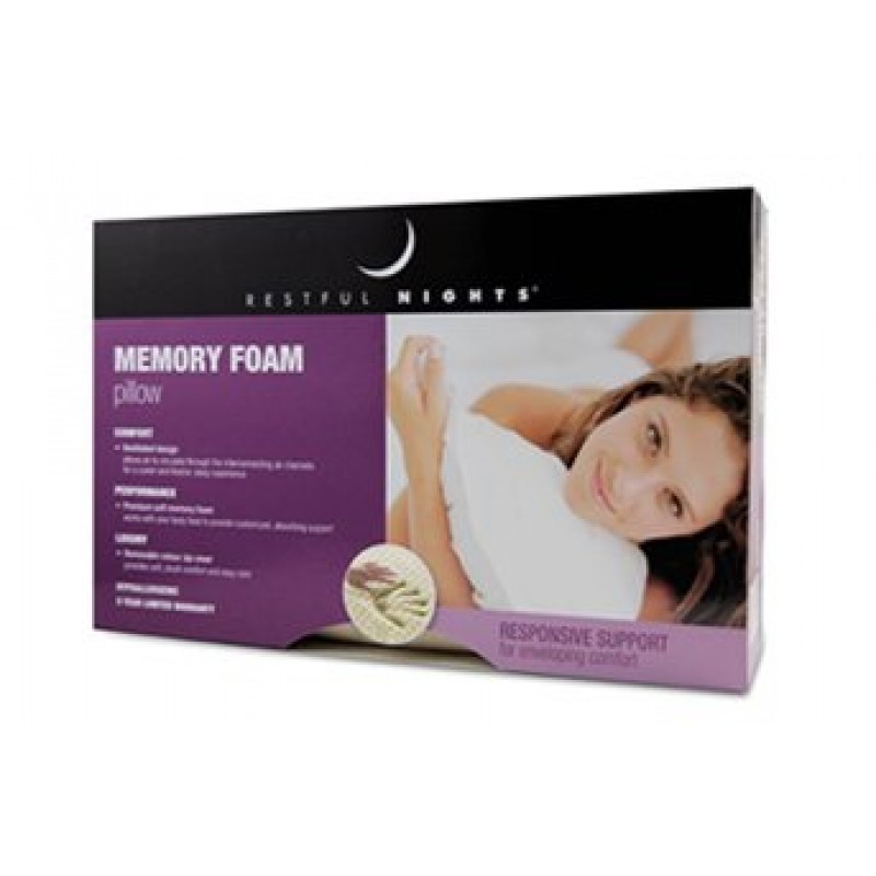 Restful nights online latex pillow