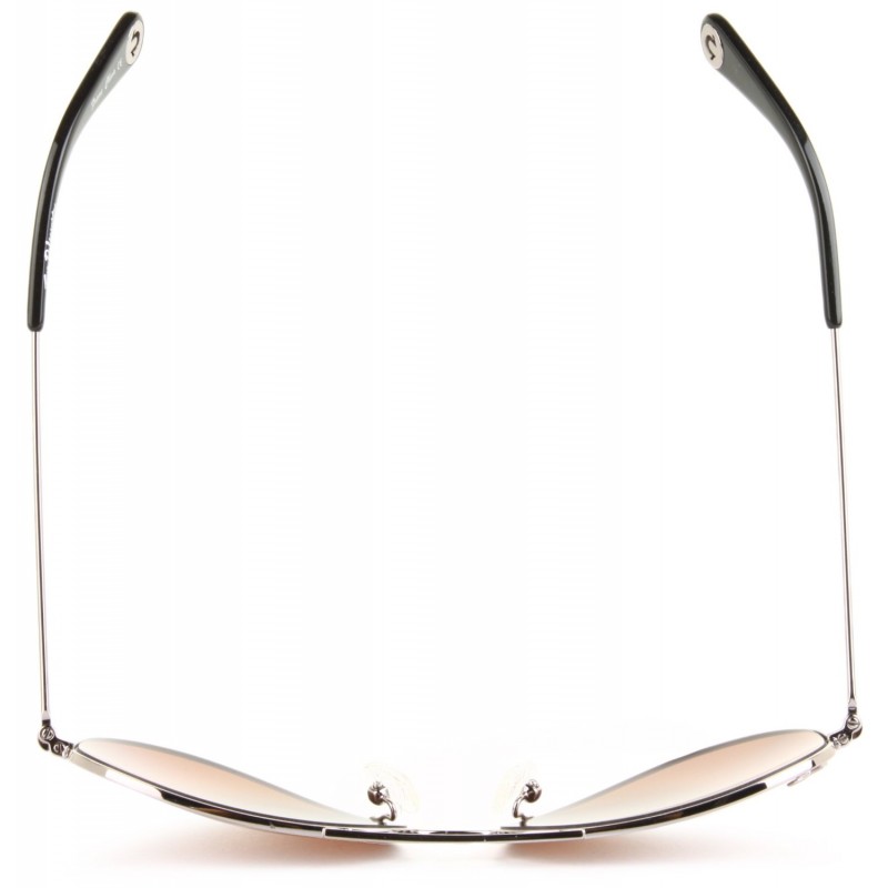 True Religion Jeff58 Aviator Sunglasses Gun & Rose