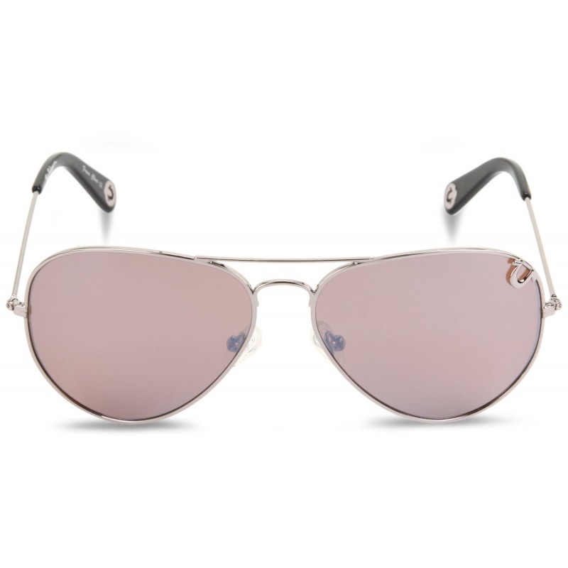 True Religion Jeff58 Aviator Sunglasses Gun & Rose