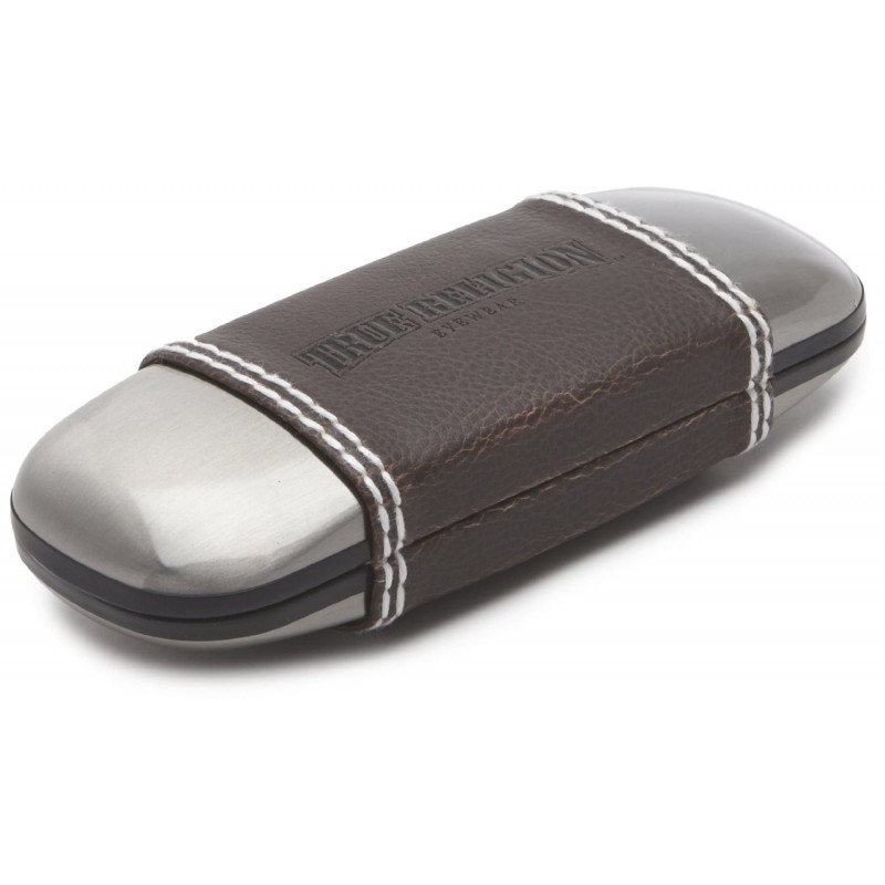 True Religion Jeff58 Aviator Sunglasses Gun & Rose