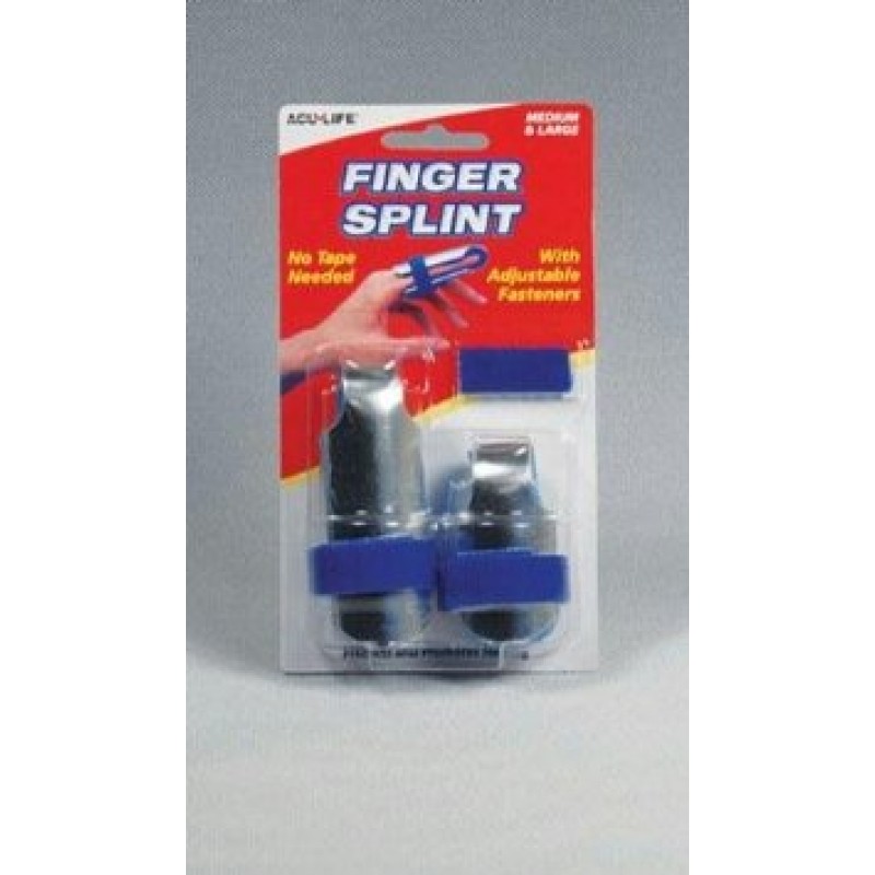 Velcro Finger Splint 2Pack FoldOver (12 & 13 )
