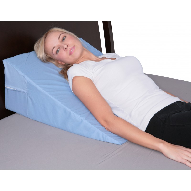 Bed Wedge 12" Blue 24" X 25" X 12"