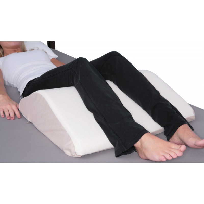 DeluxeComfort ergo Leg Bed Wedge - Leg Wedge Pillow Leg Support Pillow Leg  Lift Pillow Elevating Leg Rests - Size 6 X 20 X 24