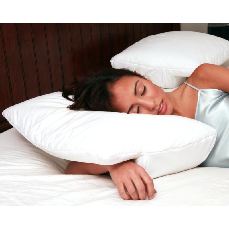 DeluxeComfort Better Sleep Pillow Cream Velour Cover