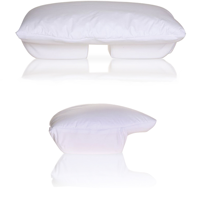 Better Sleep Pillow Cream Velour Cover Tempur Neck Pillow Contour