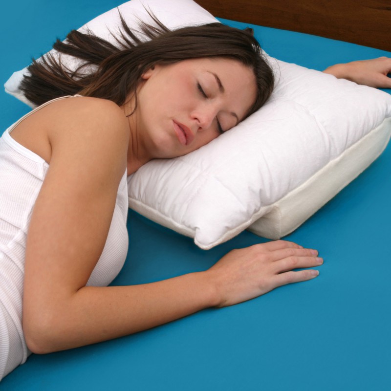 Deluxe comfort mj1430 face down pillow stomach sleeper shop