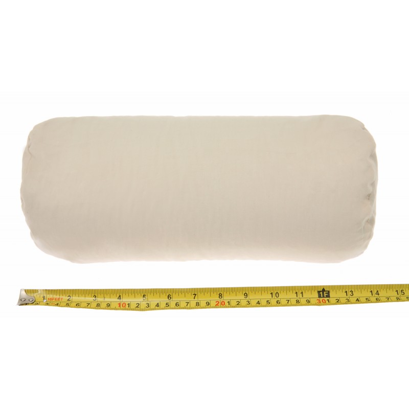 Buckwheat Pillow Neck Roll Pillow Tan 37x15x15cm