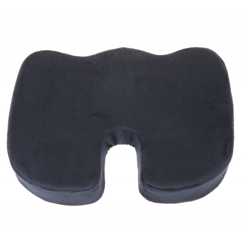 DeluxeComfort Coccyx Orthopedic Comfort Foam Seat Cushion Dark Blue