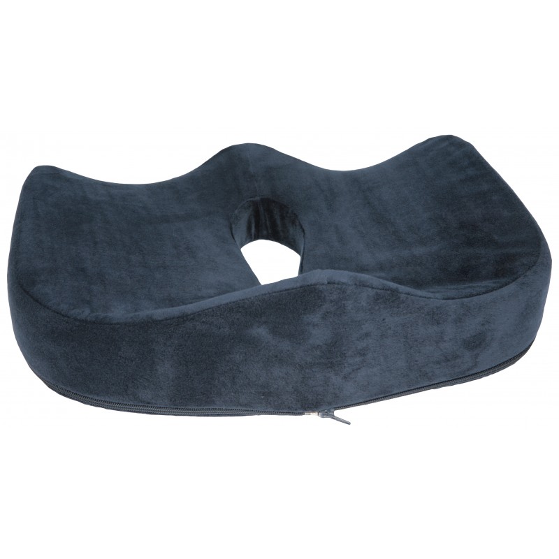 Sleepavo Memory Foam Seat Cushion for Sciatica, Coccyx, Back, Tailbone &  Lower Back Pain Relief