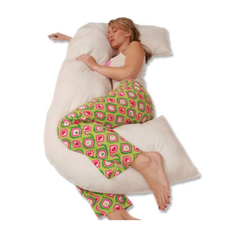 Deluxe Comfort C Shaped Full Body Pillow Total Body