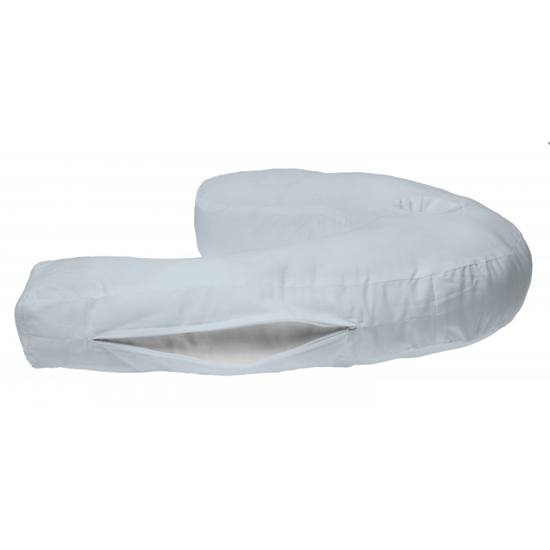 Deluxecomfort Com Ear Hole Pillowcase Custom Fit Zippered Pillow Cover For Side Sleeper Pillow Unique Pillow To Match Jersey Covers Sold Separately Available In Three Great Colors Blue Gray Or