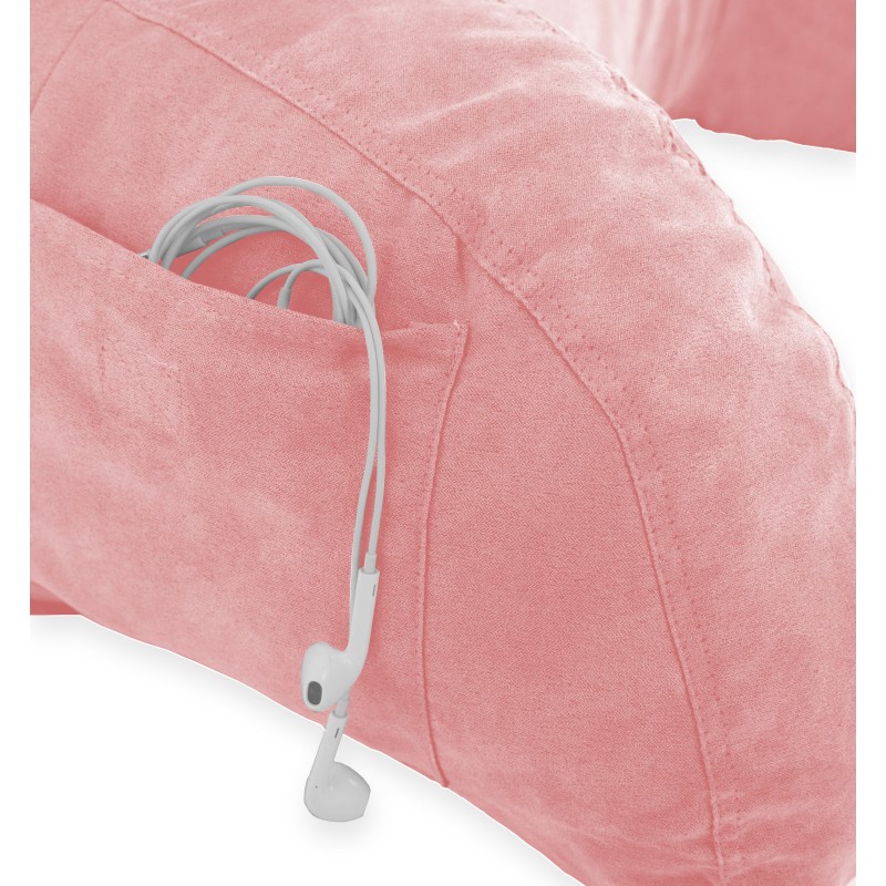 DeluxeComfort Microsuede Bedrest Pillow Bed Rest Reading Pillow