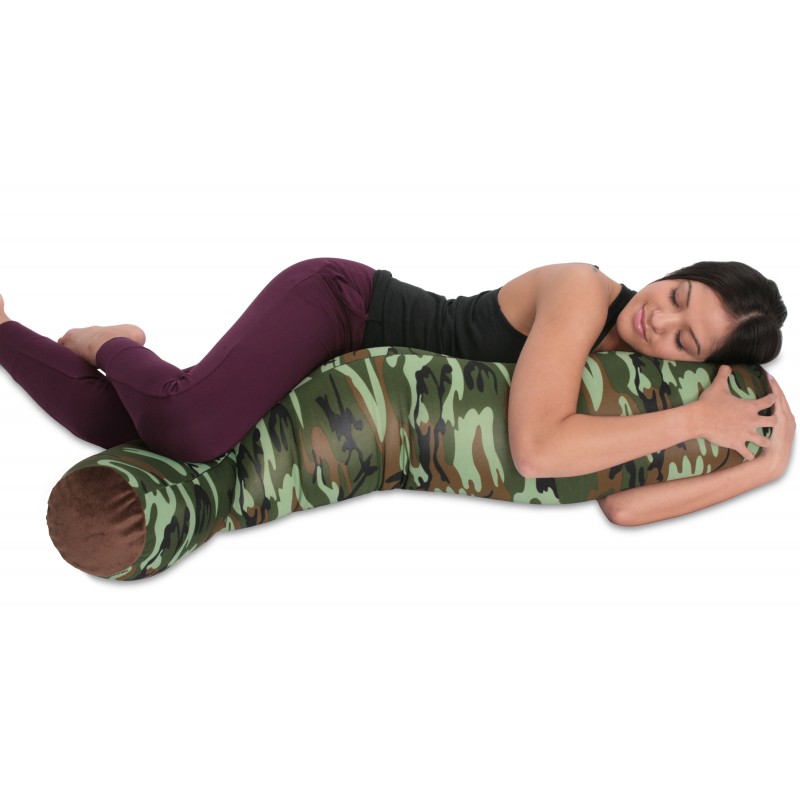 DeluxeComfort Deluxe Comfort Microbead Body Pillow 47 x 7 Mooshi Squishy Soft Prenatal Pregnancy Pillow Full Body Side Sleeper Body Pillow Camouflage