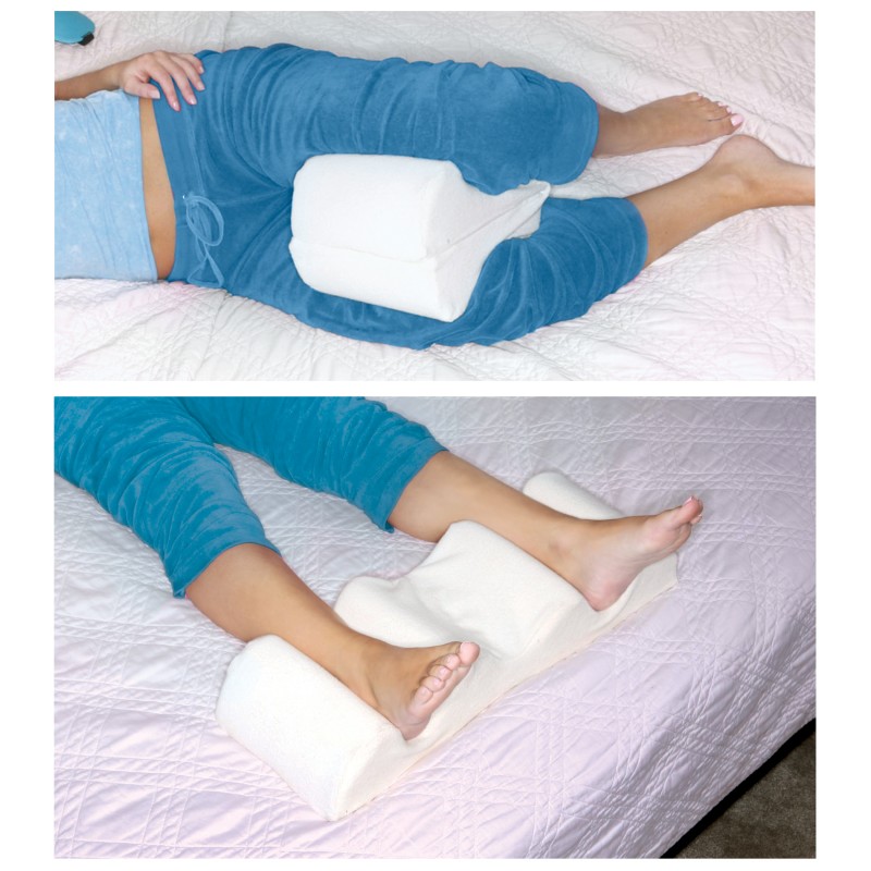 Dr Pillow Memory Foam Knee Pillow for Side Sleepers