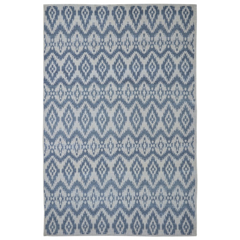 Nordic Scandinavian Blue Rug Nordic17 5' x 8'