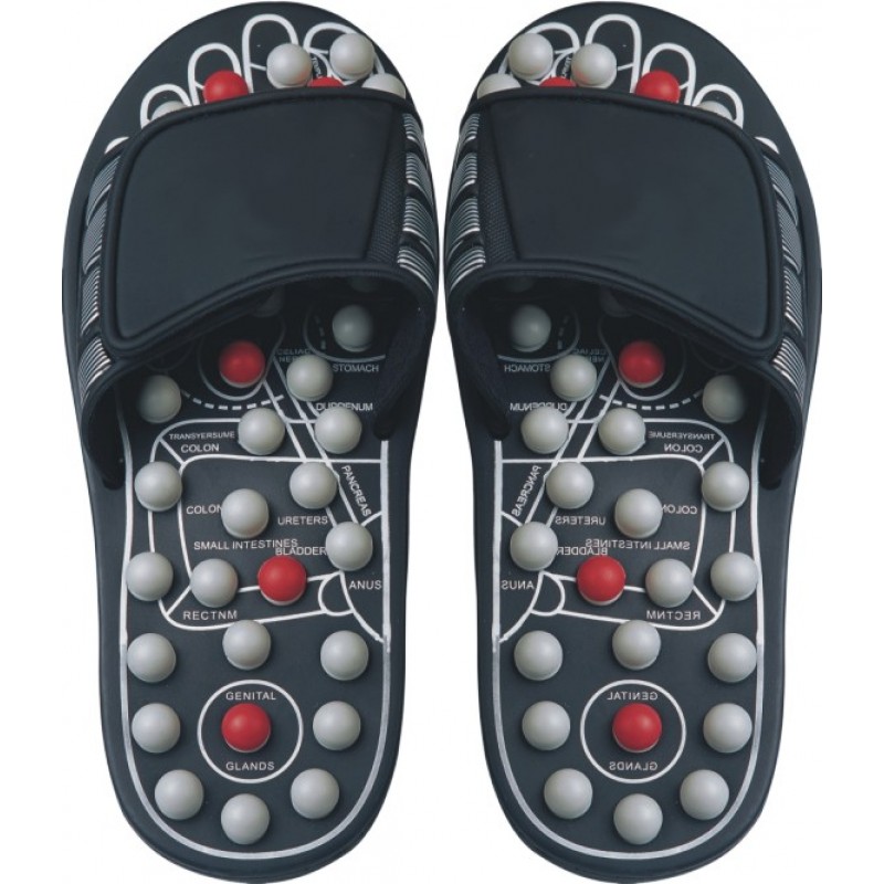 Amazon.com: Relaxally Acupressure Foot Mat Pebble Massager Relaxer Pain  Relief Health Sandals Slippers Relaxation Gifts for Men Women (Black25) :  Health & Household