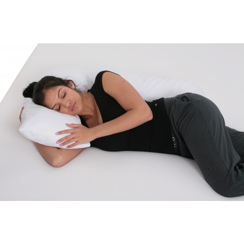 Deluxecomfort Com L Side Sleeper Pillow White Long L Body