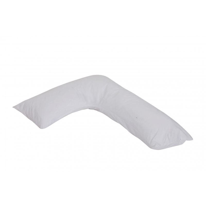 Spree Leaf Shape Back Pillow with Buckwheat Sleep Pillow Bed Pregnancy  Pillows Waist Support White