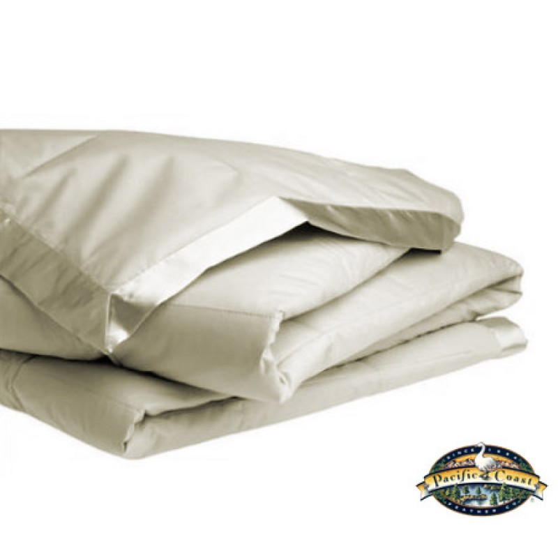 Pacific Coast Satin Trim Down Blanket Cream