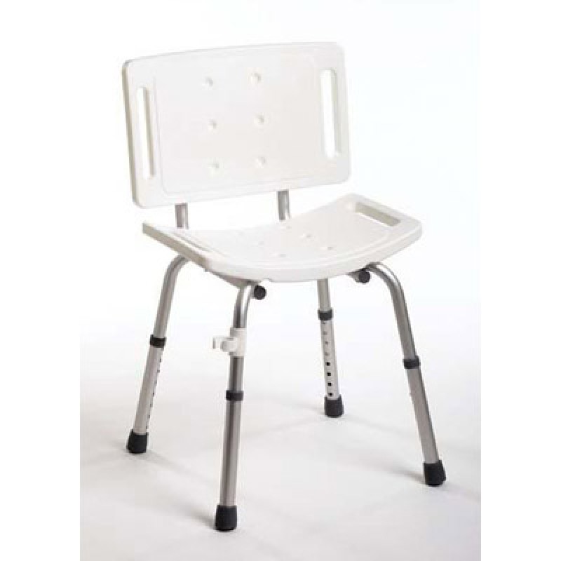 Shower Chair Knocked Down W Back Guardian