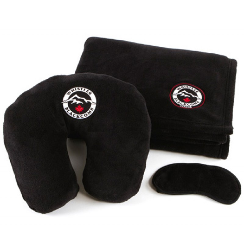 Travel pillow sales blanket set