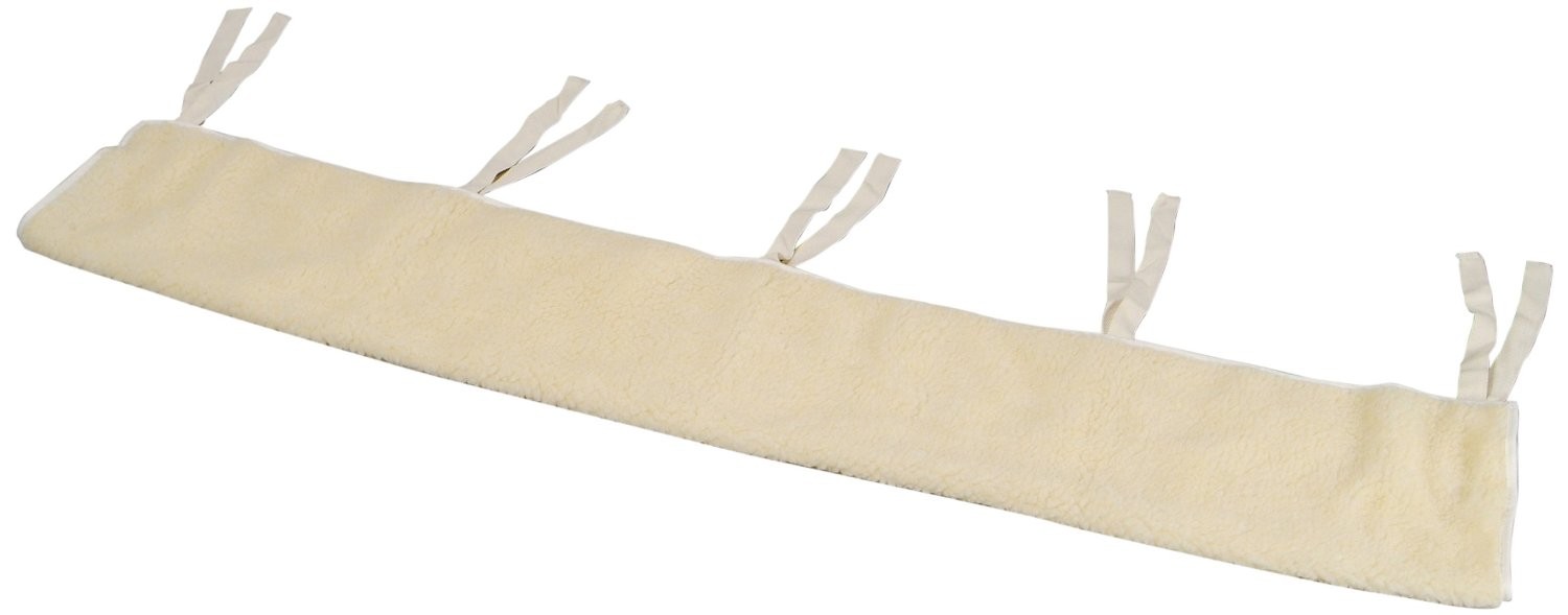 Imitation Sheepskin Bed Rail Cover L 60" x H .25" x