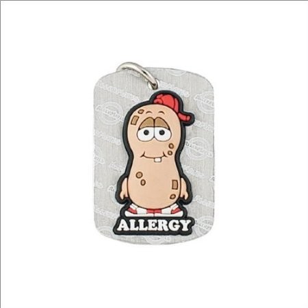 DeluxeComfort.com AllerMates Dog Tags P. Nutty Peanut Allergy