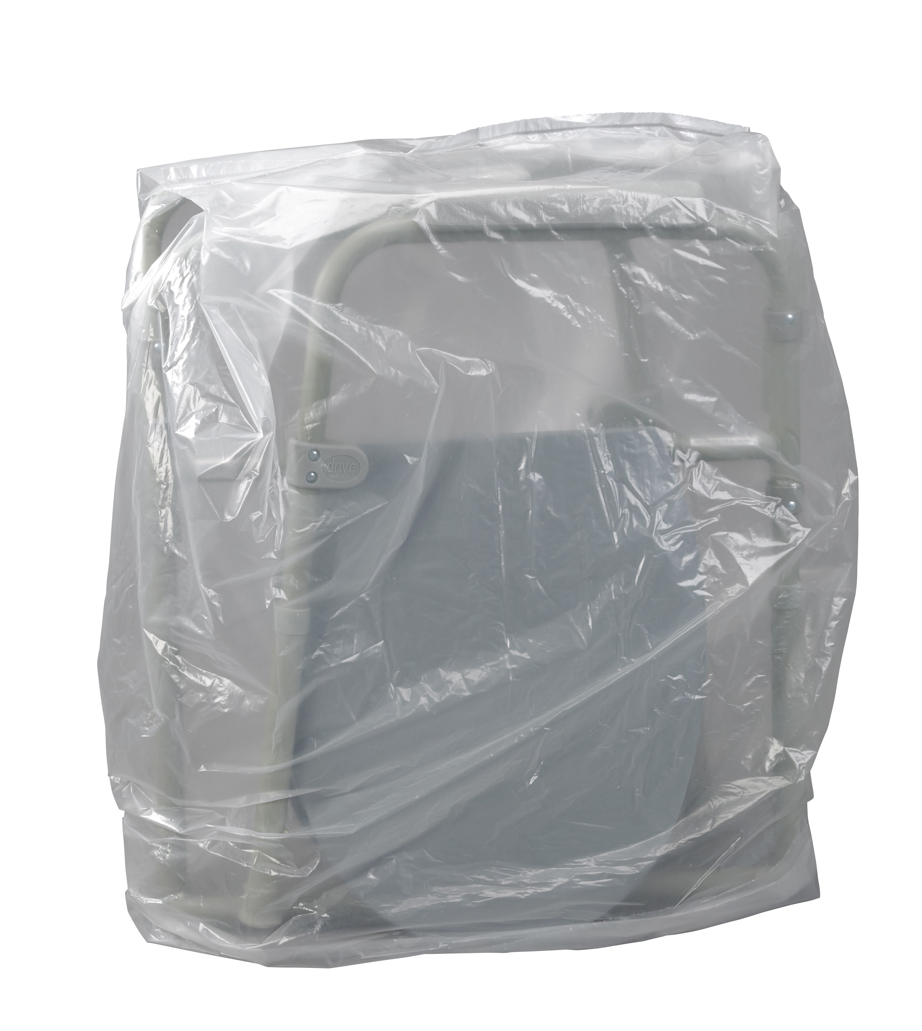 Clear Plastic Commode Storage Transport Cover Bag