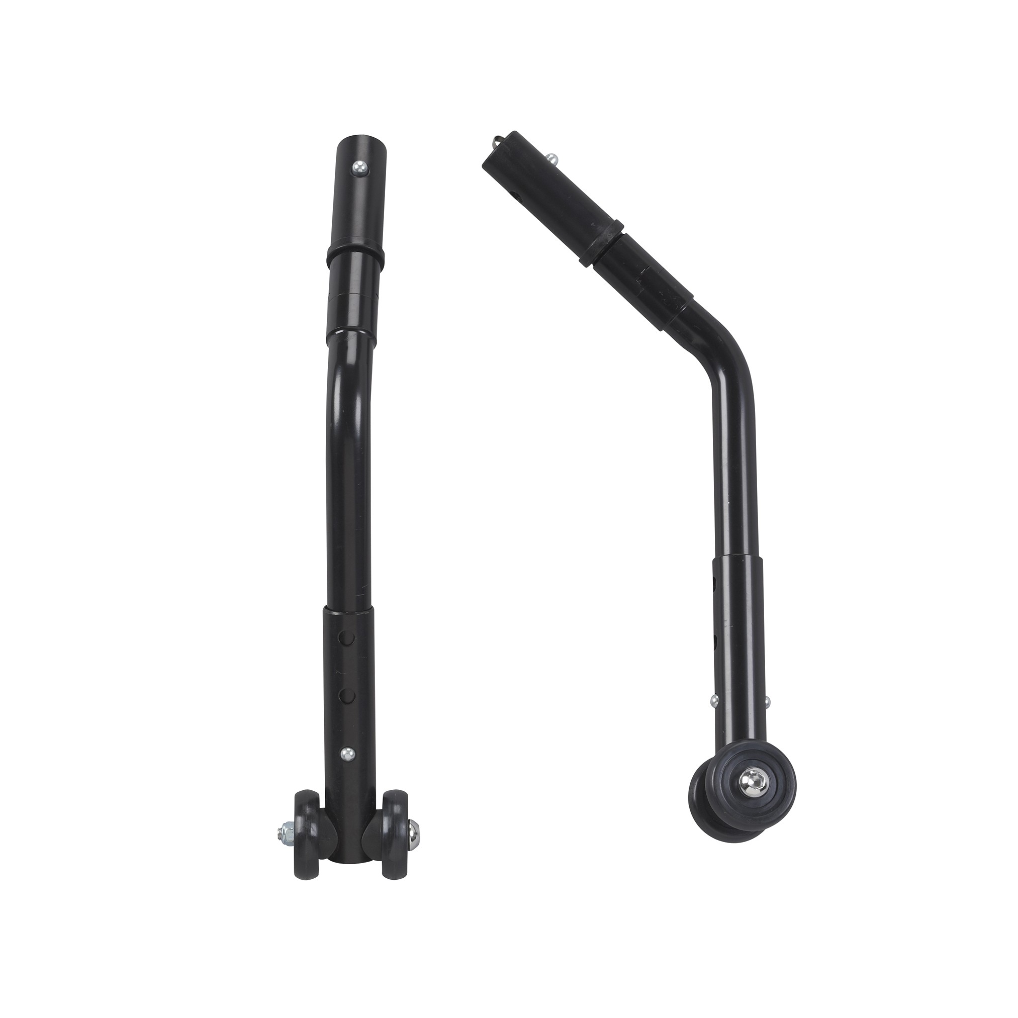 Adjustable Universal Wheelchair Black Anti Tipper with Wheels
