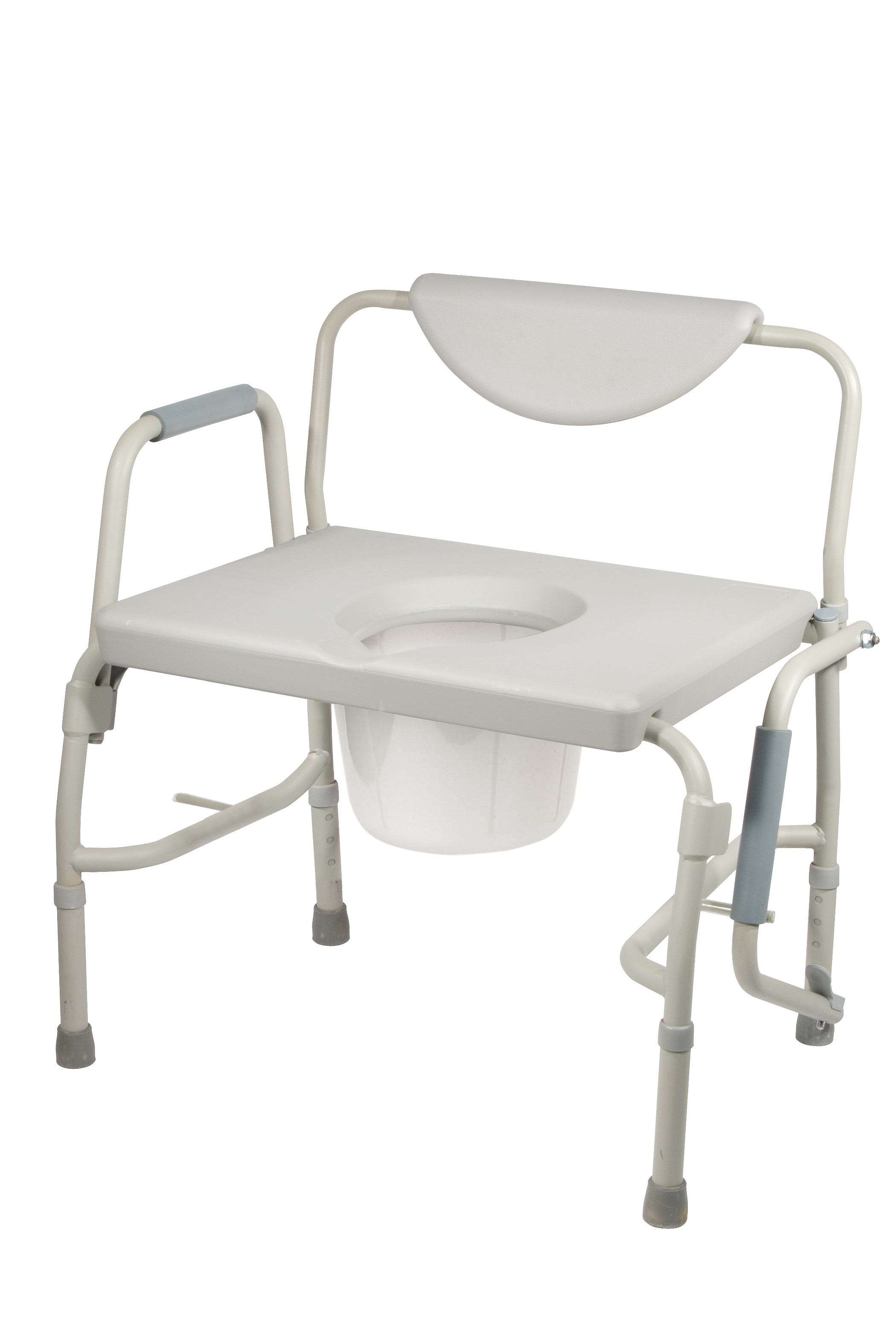 Wide seat bedside commode sales