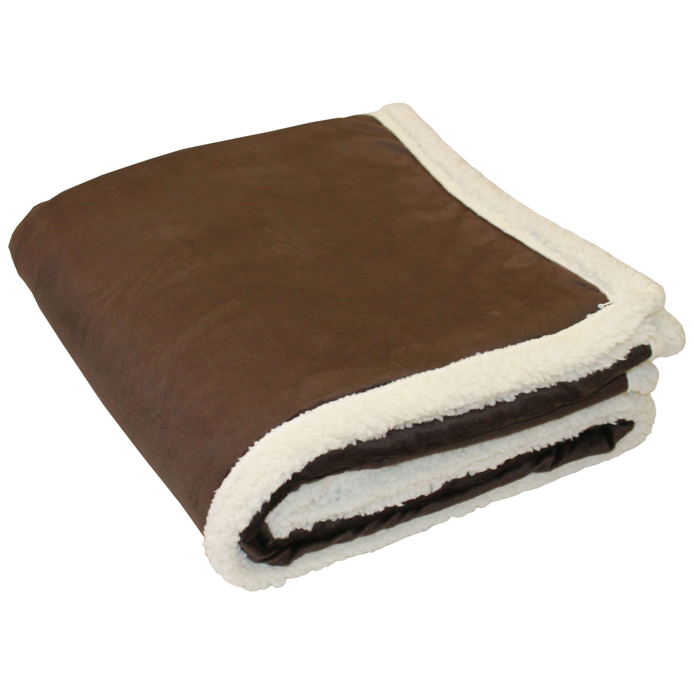 Challenger Lambswool Throw Dark Chocolate
