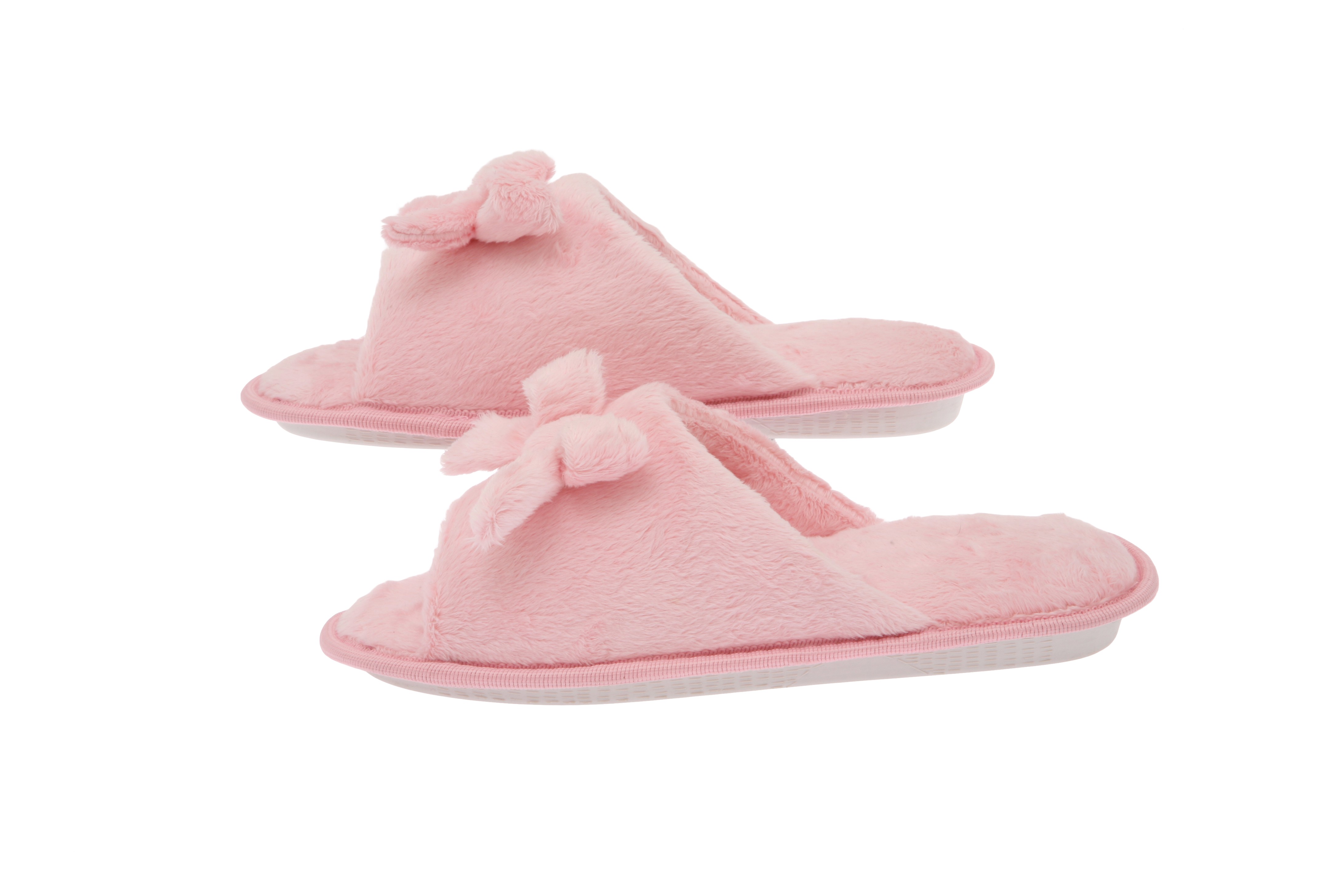 DeluxeComfort.com Womens Memory Foam House Slippers - Open Toe coral ...