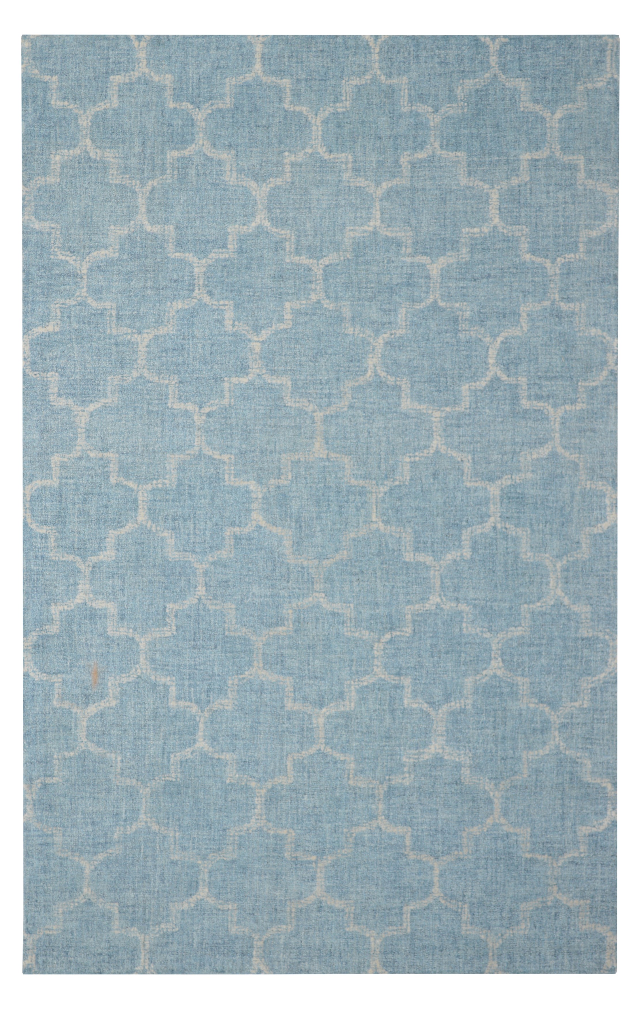Moroccan Trellis Lt Blue Rug 5' x 8'