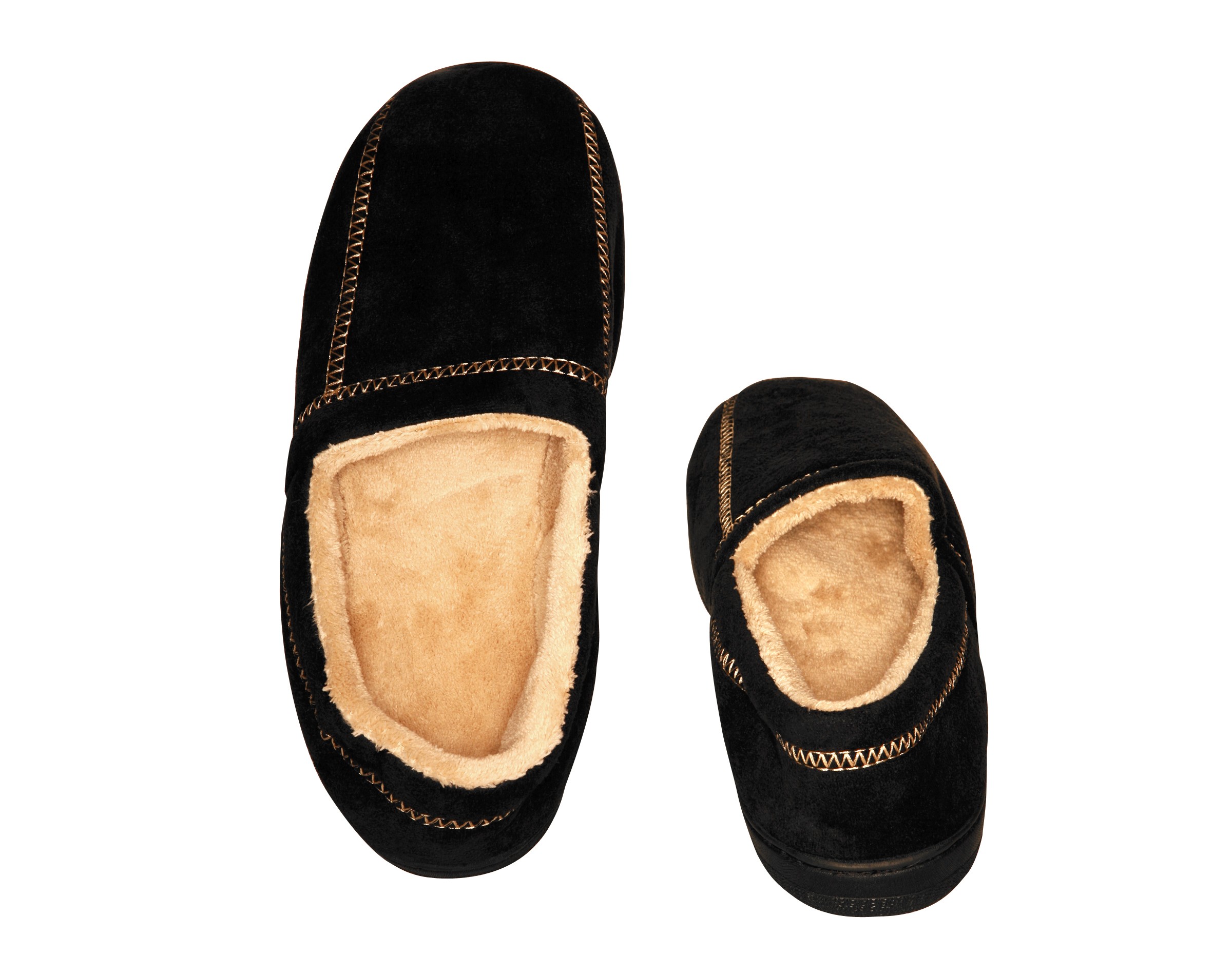 DeluxeComfort.com Slipper Suede Fleece