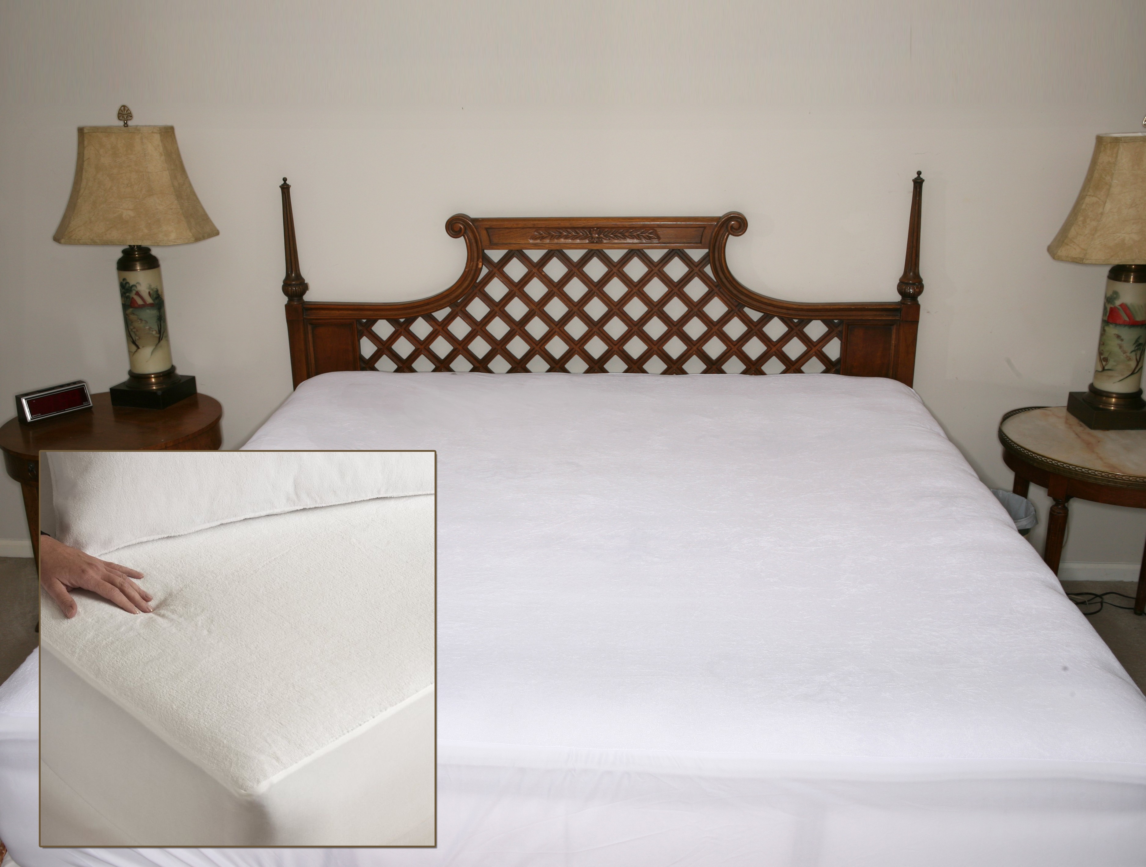 king size waterproof cloth mattress cover