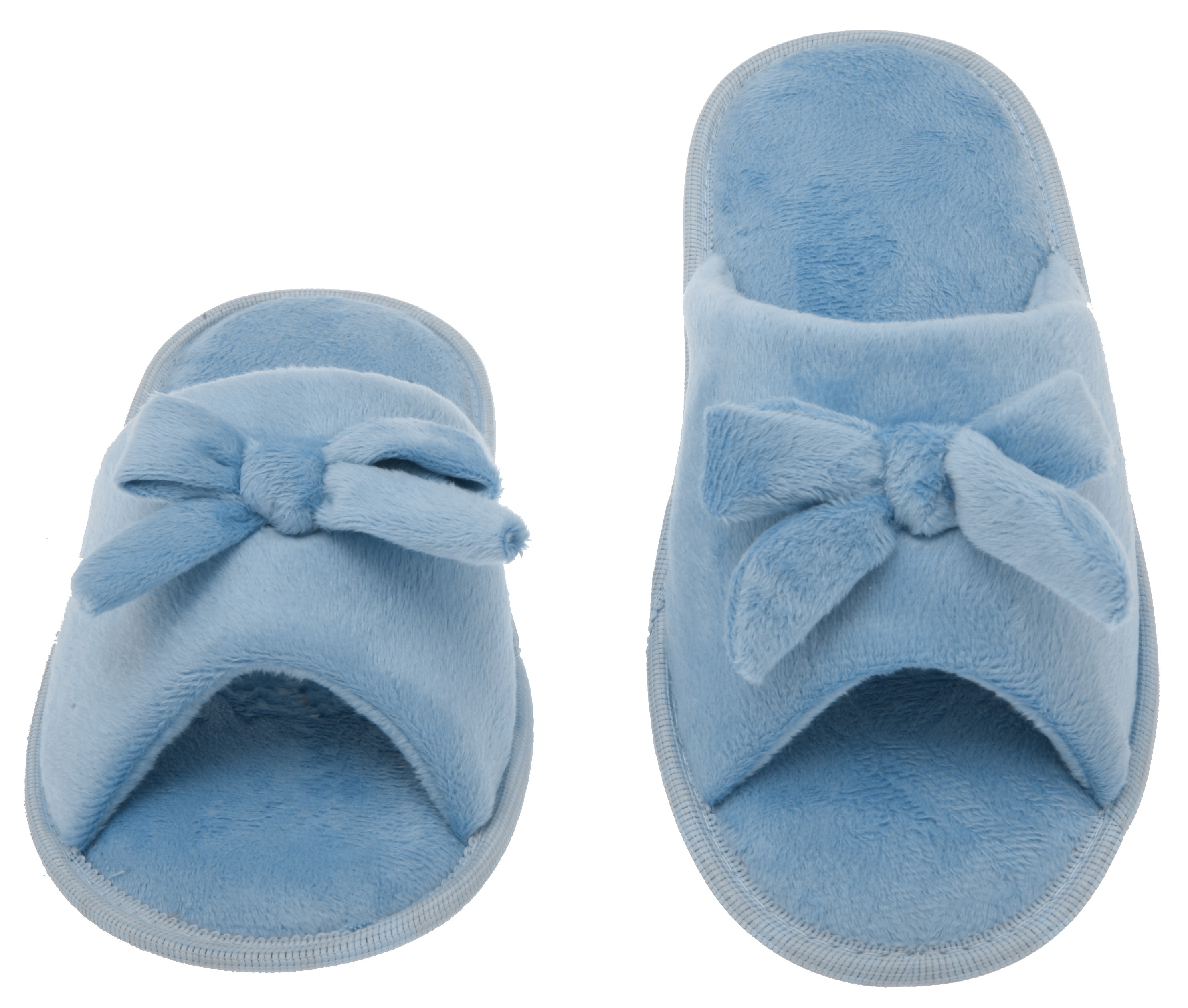 DeluxeComfort Womens Butterfly Bow Slip On Memory Foam House Slippers Size 5 6 Open Toe Pamper Your Feet With Cozy Fleece Memory Foam Durable Non Marking