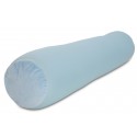 Deluxe Comfort Microbead Body Pillow, 47" x 7" - Mooshi Squishy Soft - Prenatal Pregnancy Pillow - Full Body Side Sleeper - Body Pillow, Light Blue