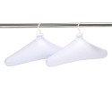 Deluxe Comfort Inflatable Travel Clothes Hanger - Rounded Edges Prevent Hanger Crease - Deflates For Compact Storage - Light Weight Easy On Closets -