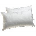 Deluxe Comfort Allergen-Free Goose Down Alternative Gel Bed Pillow, 26" x 20" - Hypoallergenic Five Star Hotel Quality - Cooling Gel Fiber Fill - Promotes Healthy Sleep - Bed Pillow, White