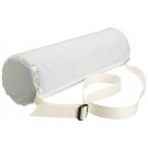 Lumbar Roll with Polycotton Zippered Cover & Strap - L 14" x H 4" x W 4"