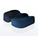 Deluxe Comfort Bottom Reformulator Orthopedic Grade Foam Cushioned Seat - Hip Pain Relief - Tailbone Support - Great For Car Or Office - Seat Cushion,