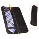 Deluxe Comfort Business Class Travel Tie Case - Holds Up To 6 Ties - Keep Ties From Wrinkling During Travel - Zippered Storage - Packing Organizer, Black