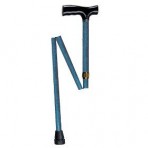 Blue Ice Designer Folding Cane