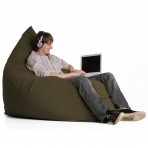 Jaxx Pillow Lounger Three-In-One Foam Bean Bag