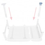 Small Suction Tips For Transfer Bench Pair (Transfer Bench Chair NOT included)
