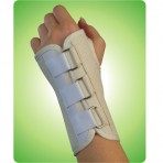 Canvas Cock Up Splint Left Hand, Hook & Loop Closure