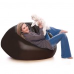 Jaxx Faux Leather Bean Bag Medium